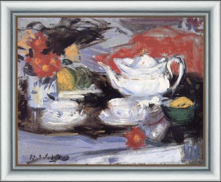 framed  Francis Campbell Boileau Cadell Still Life with White Teapot, Ta3123-3